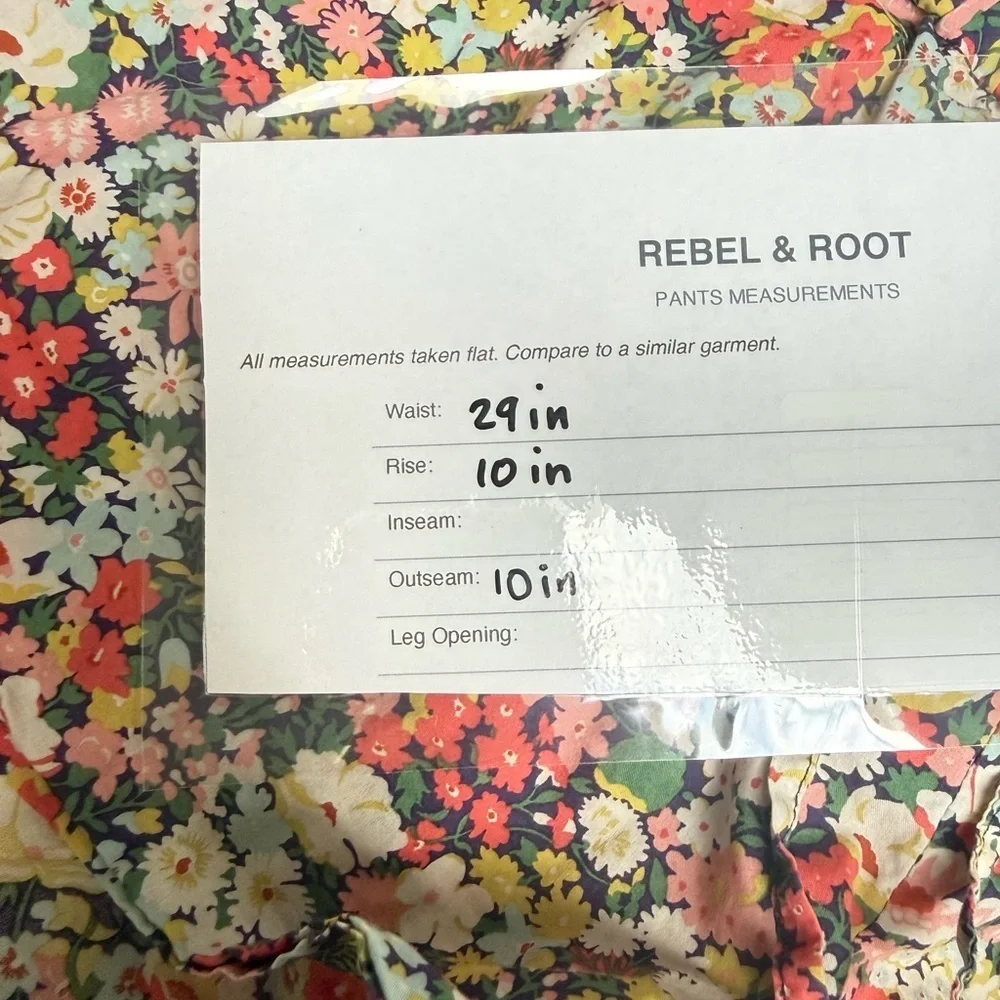 J.Crew Floral Pull-On PJ Shorts – Elastic Waist, Lightweight Cotton (Size S)